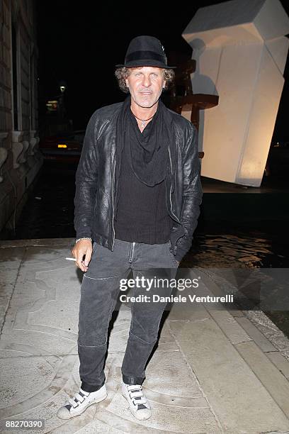 Renzo Rosso attends the Mapping The Studio - 'L'Uomo Vogue' Art Issue Opening Party at the Palazzo Grassi during the 53rd Exhibition Art 2009 Venice...