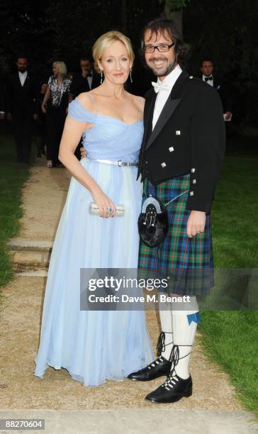 Rowling and husband Neil Murray arrive at the Raisa Gorbachev Foundation Annual Fundraising Gala Dinner, at the Stud House, Hampton Court Palace on...