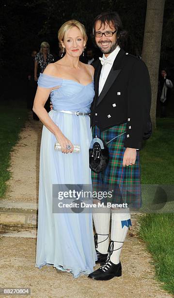 Rowling and husband Neil Murray arrive at the Raisa Gorbachev Foundation Annual Fundraising Gala Dinner, at the Stud House, Hampton Court Palace on...
