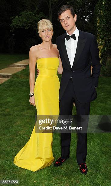 Lady Emily Compton and Alexander Spencer Churchill arrive at the Raisa Gorbachev Foundation Annual Fundraising Gala Dinner, at the Stud House,...