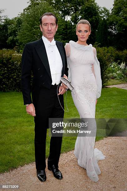 Robert Hanson and Masha Markova attend the Fourth Annual Fundraising Gala Dinner for the Raisa Gorbachev Foundation at Hampton Court Palace on June...
