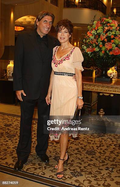 Actress Anja Kruse and Norbert Blecha attend the BMW golf cup International gala at the Adlon Hotel on June 6, 2009 in Berlin, Germany.