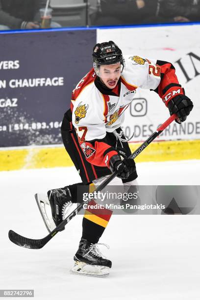 Jordan Martel of the Baie-Comeau Drakkar skates against the Blainville-Boisbriand Armada during the QMJHL game at Centre d'Excellence Sports Rousseau...