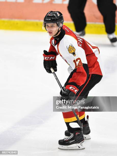 Ivan Chekhovich of the Baie-Comeau Drakkar skates against the Blainville-Boisbriand Armada during the QMJHL game at Centre d'Excellence Sports...