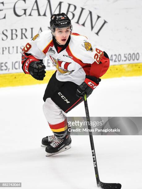 Nathan Legare of the Baie-Comeau Drakkar skates against the Blainville-Boisbriand Armada during the QMJHL game at Centre d'Excellence Sports Rousseau...