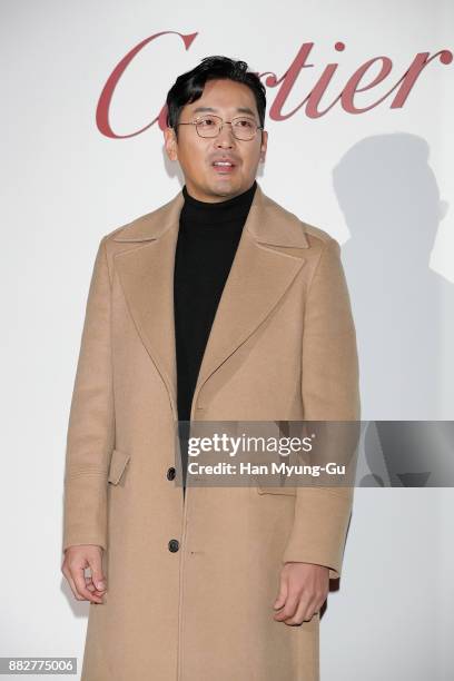 Actor Ha Jung-Woo attends the Cartier photocall on November 30, 2017 in Seoul, South Korea.