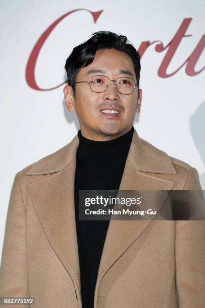 Actor Ha Jung-Woo attends the Cartier photocall on November 30, 2017 in Seoul, South Korea.