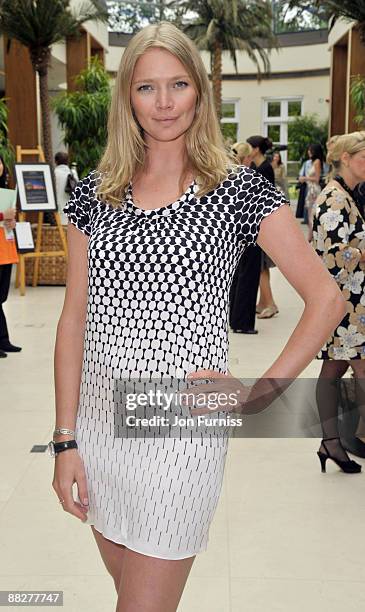 Jodie Kidd attends the second day of 'Polo in The Park' at The Hurlingham Club on June 6, 2009 in London, England.