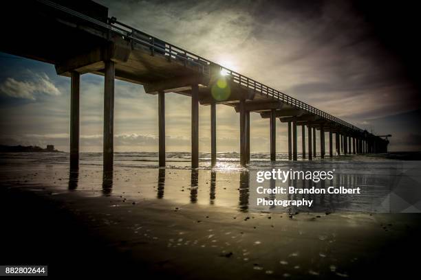 scripps pier - scripps pier stock pictures, royalty-free photos & images