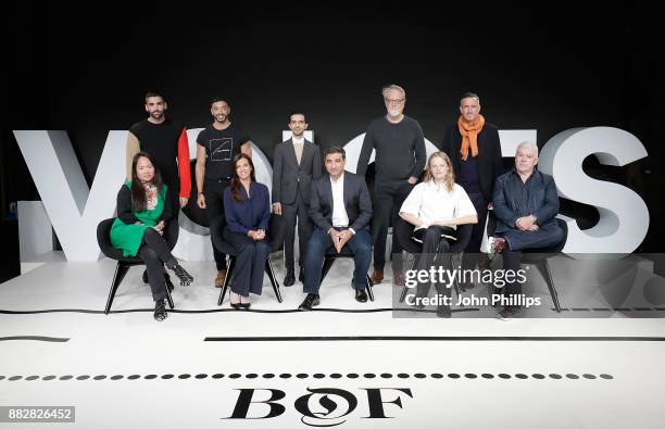 Oxfordshire, ENGLAND Chin-Chin Yap, Phillip Picardi, Laith Ashley, Shazhan Amed, Imran Amed, Amed Khan, Jonathan Taplin, Hanne Gaby Odiele, Dries van...