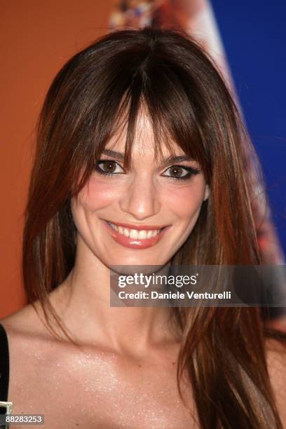 Gaia Bermani Amaral attends the 2009 Wind Music Awards at the Arena of Verona on June 7, 2009 in Verona, Italy.