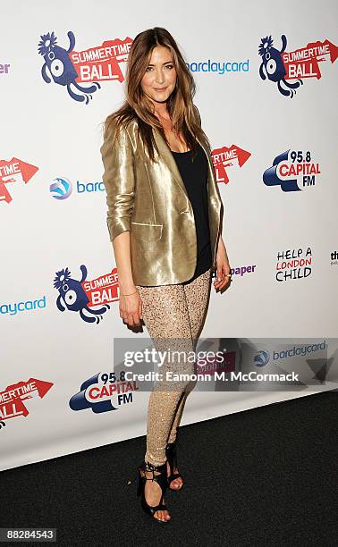 Lisa Snowdon attends the Capital Radio Summertime Ball held at the Emirates Stadium on June 7, 2009 in London, England.