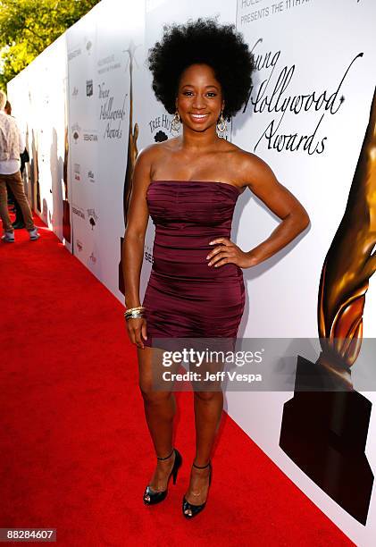 Actress Monique Coleman arrives at Hollywood Life's 11th Annual Young Hollywood Awards held at The Eli and Edythe Broad Stage on June 7, 2009 in...