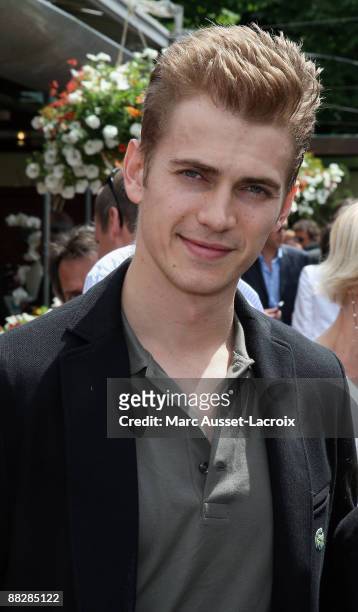 Actor Hayden Christensen attends the French Open 2009 at Roland Garros on May 29, 2009 in Paris, France