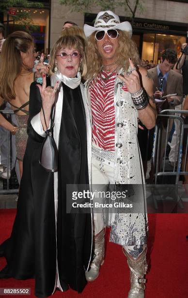 Actors Phyllis Newman and James Carpinello attend the 63rd Annual Tony Awards at Radio City Music Hall on June 7, 2009 in New York City.