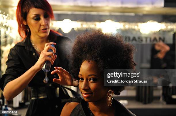 Actress Monique Coleman attends the Sebastian suite at Hollywood Life's 11th Annual Young Hollywood Awards held at The Eli and Edythe Broad Stage on...