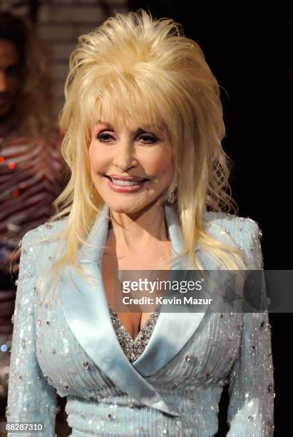 Dolly Parton backstage at the 63rd Annual Tony Awards at Radio City Music Hall on June 7, 2009 in New York City.