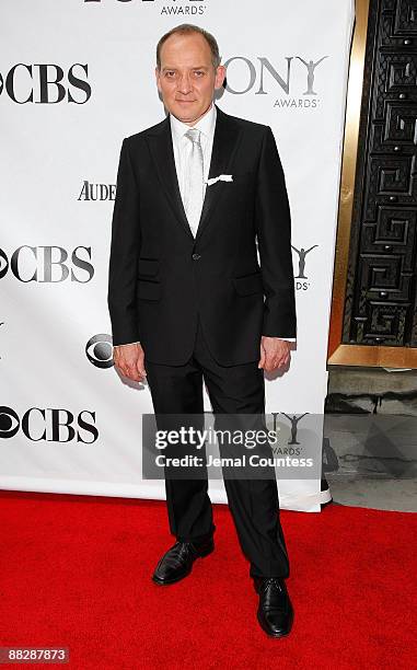 Actor Zach Grenier attends the 63rd Annual Tony Awards at Radio City Music Hall on June 7, 2009 in New York City.