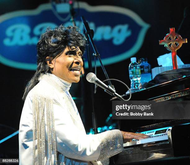 Little Richard performs at B.B. King Blues Club & Grill on June 7, 2009 in New York City.