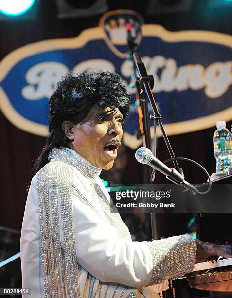 Little Richard performs at B.B. King Blues Club & Grill on June 7, 2009 in New York City.