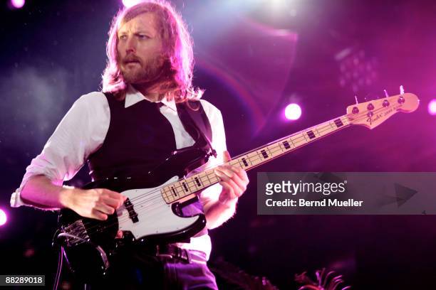 Mark Stoermer of The Killers performs on stage on day 3 of Rock Im Park at Frankenstadion on June 7, 2009 in Nuremberg, Germany.