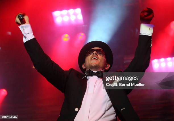 Jan Delay and Disko No.1 perform on stage on day 3 of Rock Im Park at Frankenstadion on June 7, 2009 in Nuremberg, Germany.