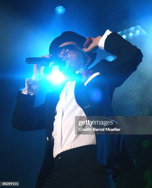 Jan Delay and Disko No.1 perform on stage on day 3 of Rock Im Park at Frankenstadion on June 7, 2009 in Nuremberg, Germany.