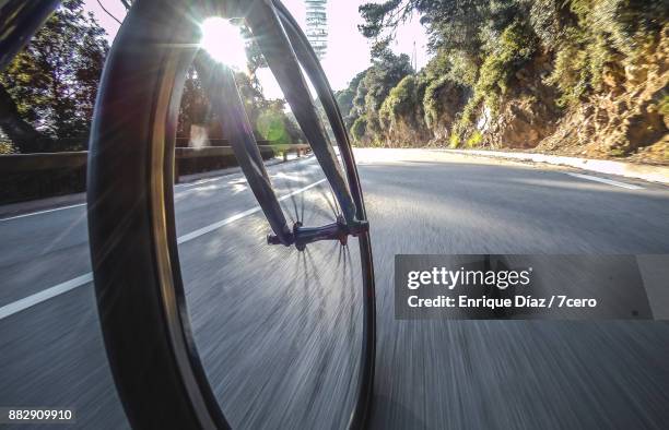 ride on two wheels - ruota foto e immagini stock