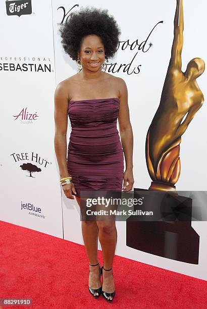 Actress Monique Coleman arrives at Hollywood Life�s 11th Annual Young Hollywood Awards at The Eli and Edythe Broad Stage on June 7, 2009 in Santa...