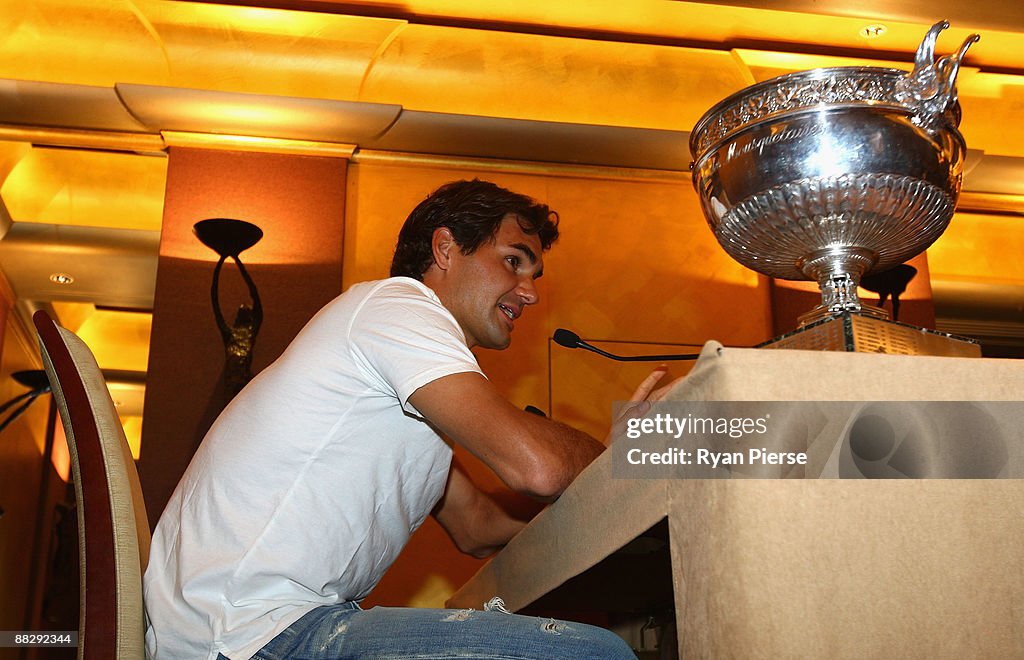 Roger Federer French Open Photocall