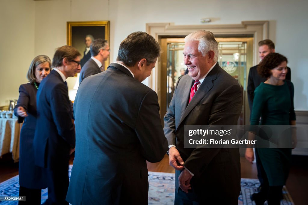 German Foreign Minister Gabriel Travels Washington D.C.