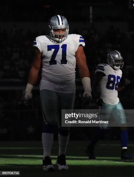 La'el Collins of the Dallas Cowboys at AT&T Stadium on November 5, 2017 in Arlington, Texas.