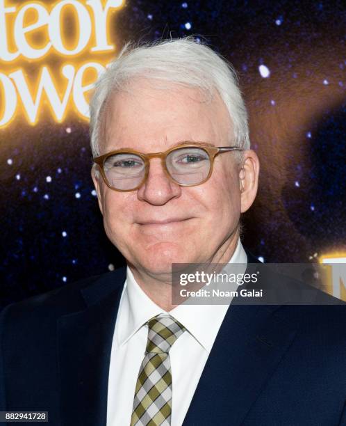 Steve Martin attends the "Meteor Shower" opening night on Broadway on November 29, 2017 in New York City.