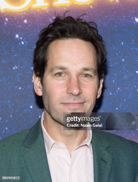 Paul Rudd attends the "Meteor Shower" opening night on Broadway on November 29, 2017 in New York City.
