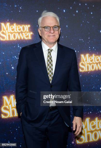 Steve Martin attends the "Meteor Shower" opening night on Broadway on November 29, 2017 in New York City.