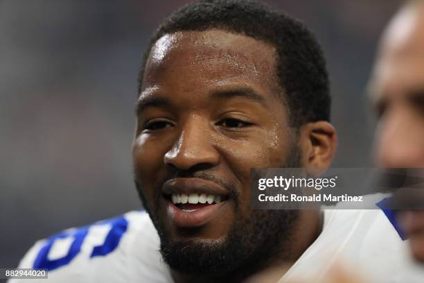 Alfred Morris of the Dallas Cowboys at AT&T Stadium on November 5, 2017 in Arlington, Texas.