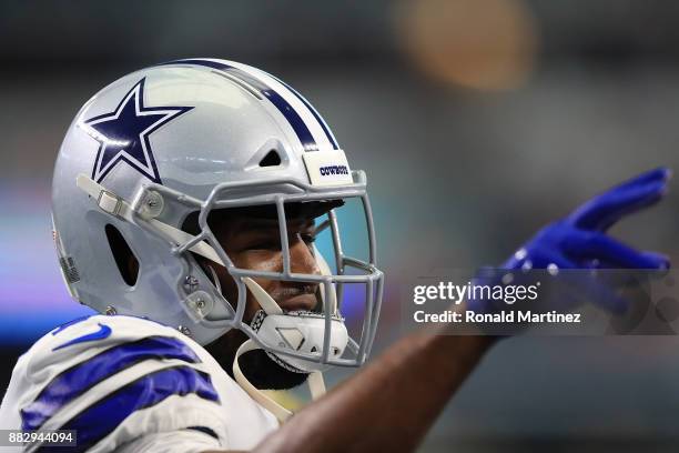 Alfred Morris of the Dallas Cowboys at AT&T Stadium on November 5, 2017 in Arlington, Texas.