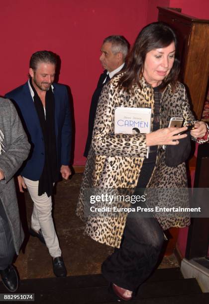 Timothy McKeague and Carmen Martinez Bordiu attend the presentation of the book 'Carmen' by Nieves Herrero, the biography of the dictator Francisco...