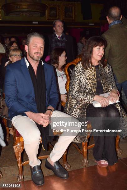 Timothy McKeague and Carmen Martinez Bordiu attend the presentation of the book 'Carmen' by Nieves Herrero, the biography of the dictator Francisco...