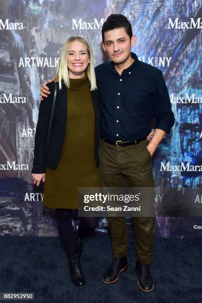 Guest and Guest attend the 2017 ARTWALK NY Benefiting Coalition for the Homeless at Spring Studios on November 29, 2017 in New York City.