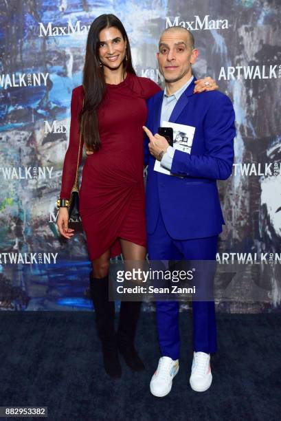 Theresa Antebi and Marcus Antebi attend the 2017 ARTWALK NY Benefiting Coalition for the Homeless at Spring Studios on November 29, 2017 in New York...