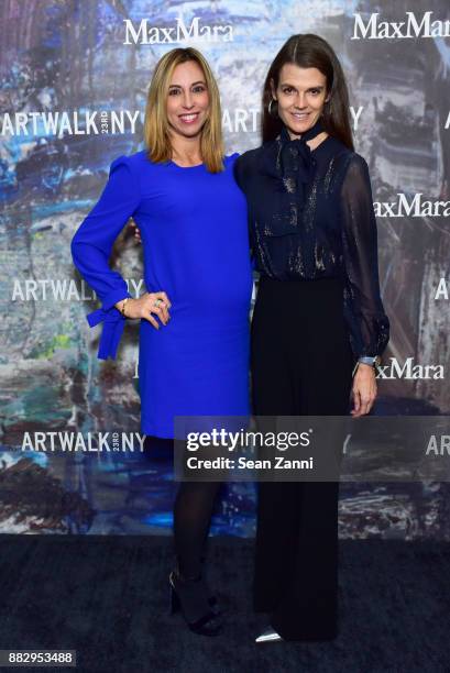 Maria Bueno and Mary Gail Doerhoefer attend the 2017 ARTWALK NY Benefiting Coalition for the Homeless at Spring Studios on November 29, 2017 in New...