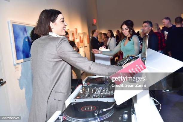 Mia Moretti and Shari Loeffler attend the 2017 ARTWALK NY Benefiting Coalition for the Homeless at Spring Studios on November 29, 2017 in New York...
