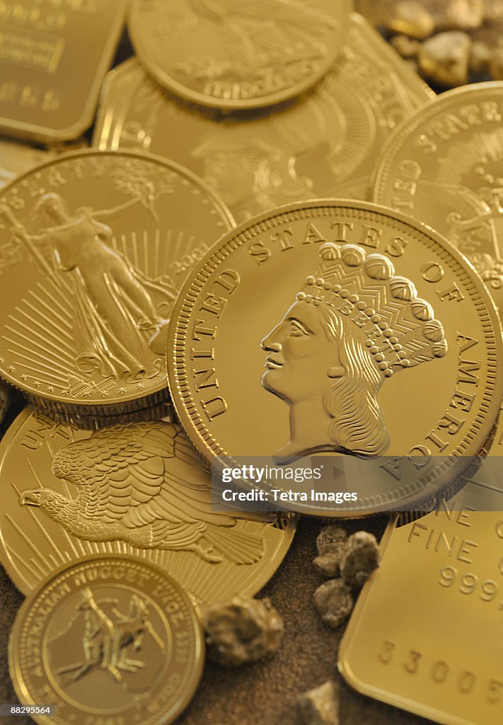 Gold coins