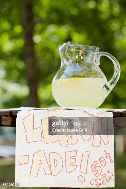 lemonade stand - buvette photos et images de collection