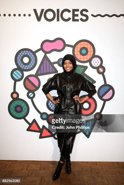 Oxfordshire, ENGLAND Halima Aden during #BoFVOICES on November 30, 2017 in Oxfordshire, England.