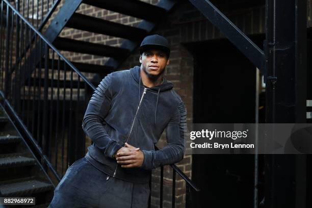 LLONDON, ENGLAND Light heavyweight boxer Anthony Yarde poses for a portrait during a Boxing Academy Press Conference on November 30, 2017 in London,...