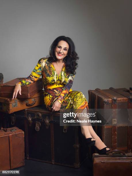 Actor Lesley Joseph is photographed for the Daily Mail on August 11, 2017 in London, England.