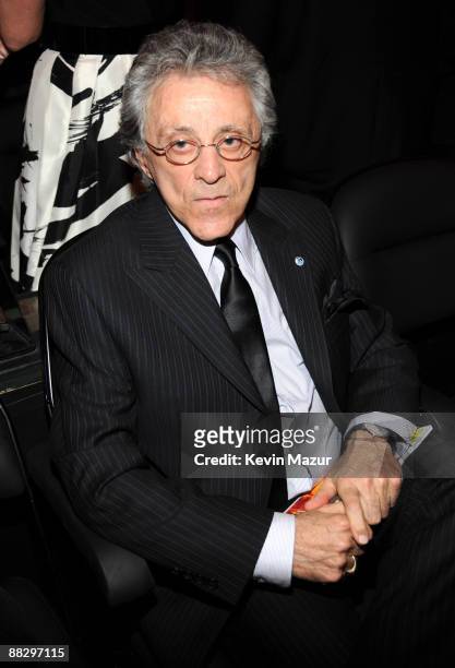 Frankie Valli in the audience at the 63rd Annual Tony Awards at Radio City Music Hall on June 7, 2009 in New York City.