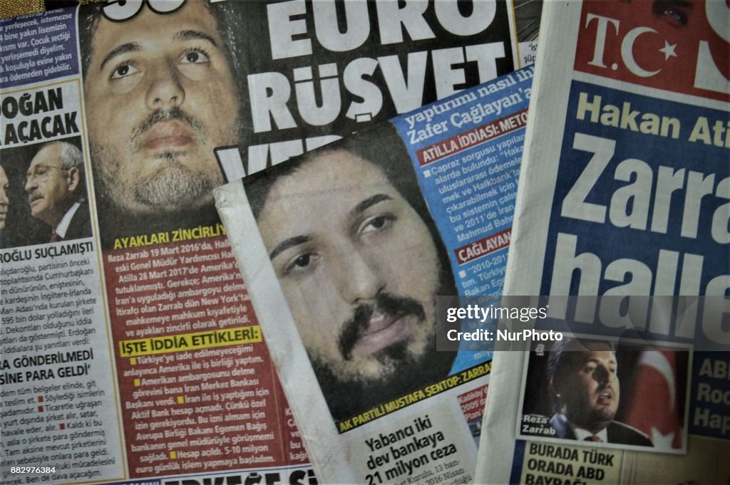 Turkish Newspapers React After Reza Zarrab Took Stand in Trial